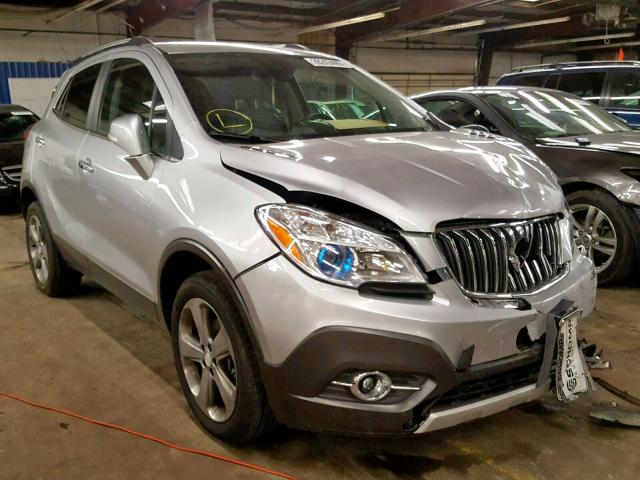 KL4CJGSB2EB580780 - 2014 BUICK ENCORE SILVER photo 1