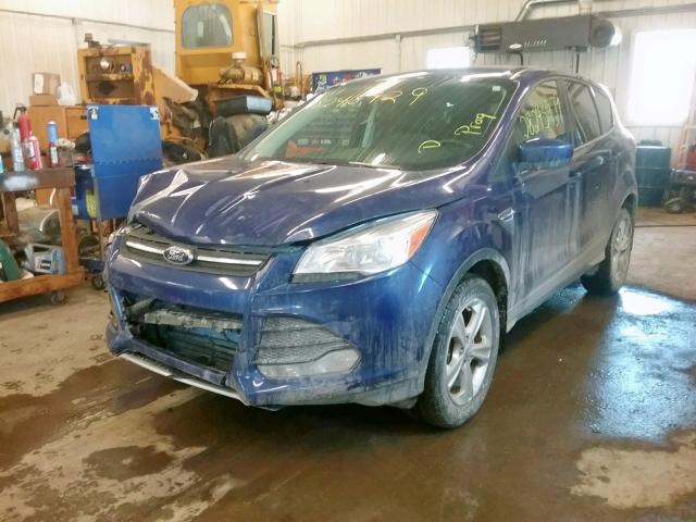 1FMCU9GX0FUC84896 - 2015 FORD ESCAPE SE BLUE photo 2