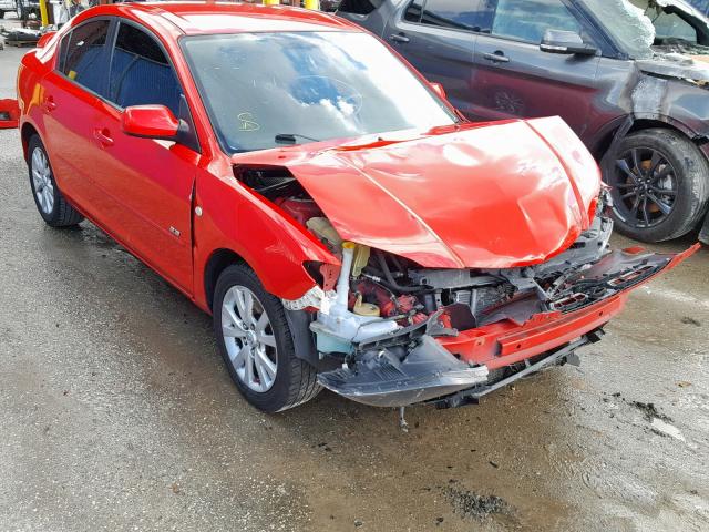 JM1BK123471647957 - 2007 MAZDA 3 S RED photo 1