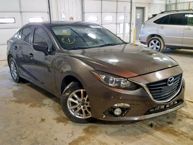 3MZBM1V72FM236516 - 2015 MAZDA 3 TOURING GRAY photo 1