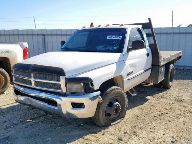 3B6MC36C62M262010 - 2002 DODGE RAM 3500 WHITE photo 2