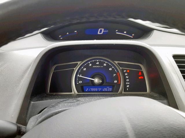 2HGFA16958H002189 - 2008 HONDA CIVIC EXL BLUE photo 8