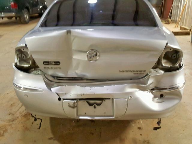 2G4WD582991268799 - 2009 BUICK LACROSSE C SILVER photo 9