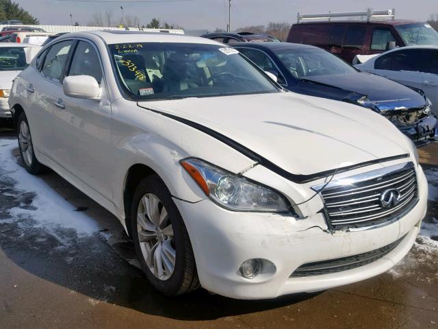 JN1BY1AR4BM373478 - 2011 INFINITI M37 X WHITE photo 1