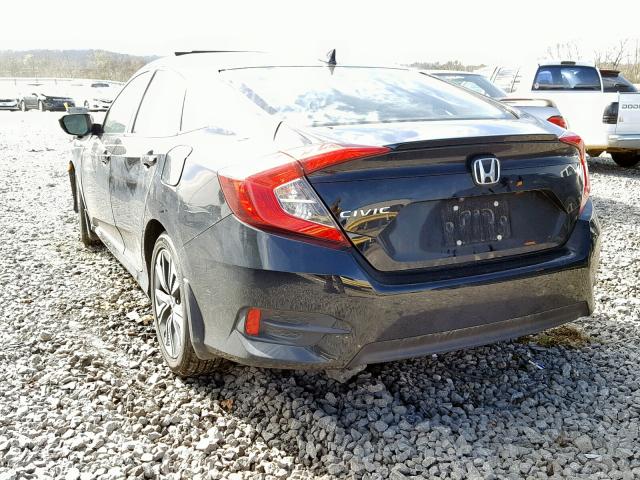 19XFC1F78HE009396 - 2017 HONDA CIVIC EXL BLACK photo 3