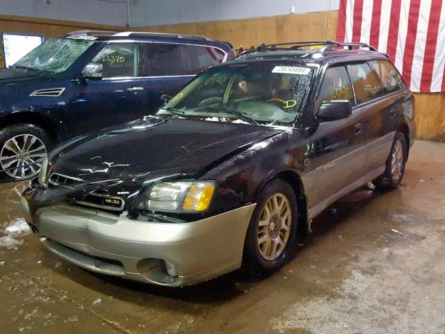 4S3BH806517638578 - 2001 SUBARU LEGACY OUT BLACK photo 2