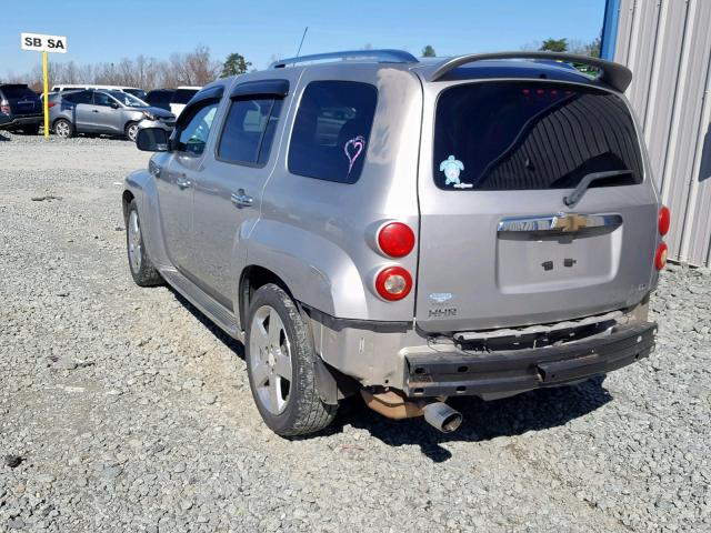 3GNDA33P17S509226 - 2007 CHEVROLET HHR LT SILVER photo 3