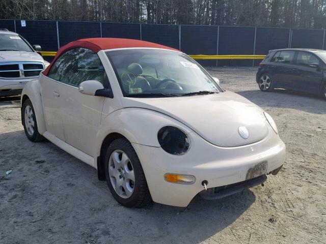 3VWCK21Y13M317453 - 2003 VOLKSWAGEN NEW BEETLE Krem foto 1