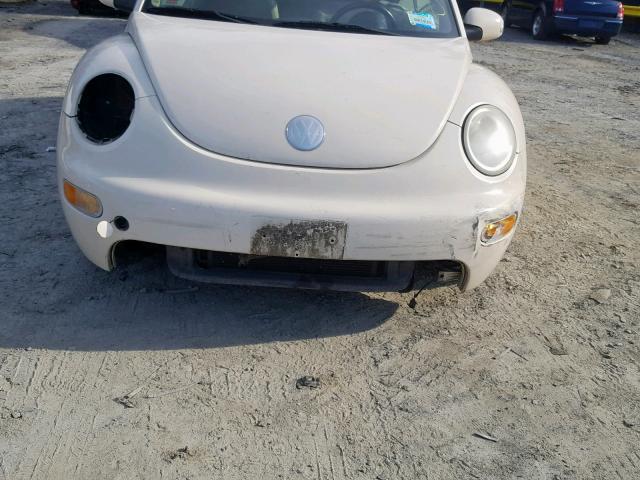 3VWCK21Y13M317453 - 2003 VOLKSWAGEN NEW BEETLE Krem foto 9