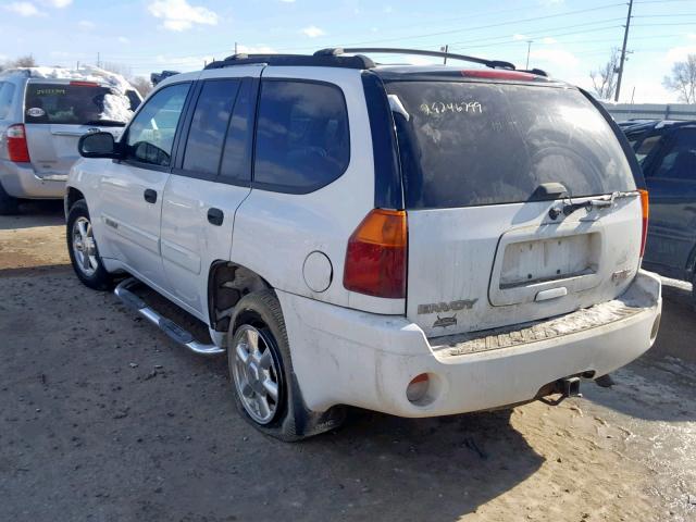 1GKDT13S352150437 - 2005 GMC ENVOY WHITE photo 3