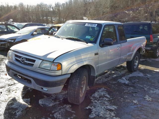 4F4ZR17U62TM08121 - 2002 MAZDA B3000 CAB SILVER photo 2