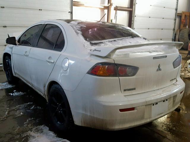 JA32U2FU0FU605350 - 2015 MITSUBISHI LANCER ES WHITE photo 3