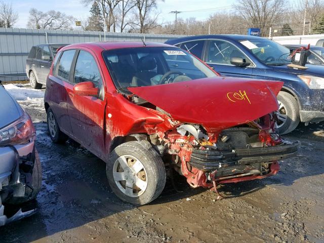 KL1TD66688B035795 - 2008 CHEVROLET AVEO BASE წითელი ფოტო 1