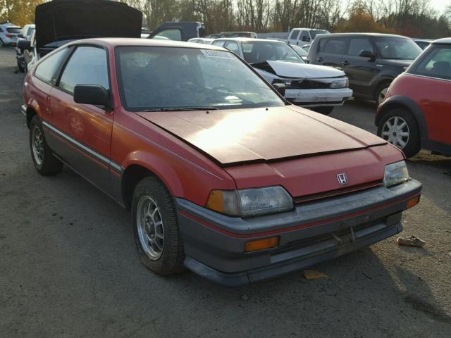 JHMAF5324GS048322 - 1986 HONDA CIVIC 1500 RED photo 1