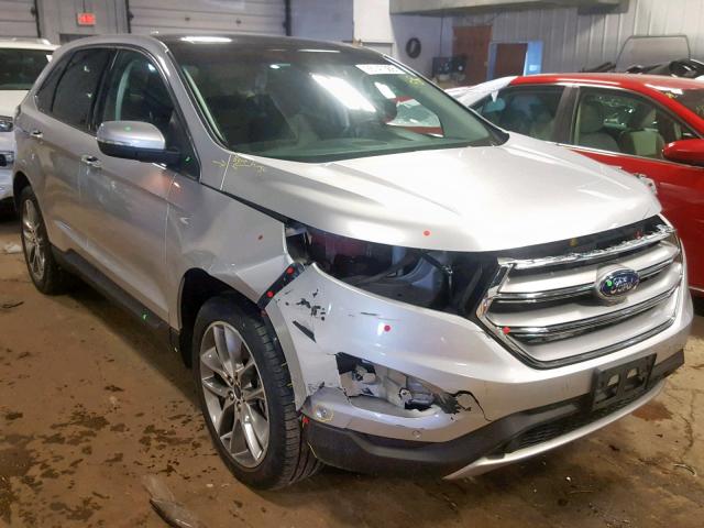 2FMPK4K85GBB30279 - 2016 FORD EDGE TITAN SILVER photo 1