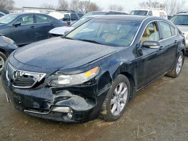 19UUA8F52DA006125 - 2013 ACURA TL TECH BLACK photo 2