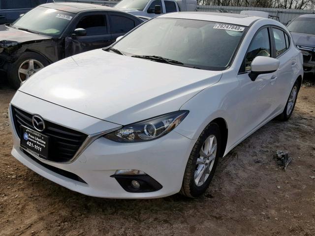 3MZBM1N76GM255037 - 2016 MAZDA 3 GRAND TO WHITE photo 2