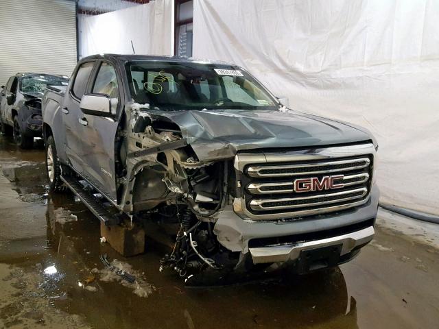 1GTG6DEN0J1128971 - 2018 GMC CANYON SLT GRAY photo 1