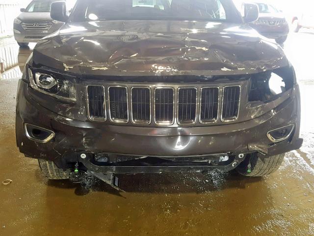 1C4RJEAG4GC335526 - 2016 JEEP GRAND CHER GRAY photo 9