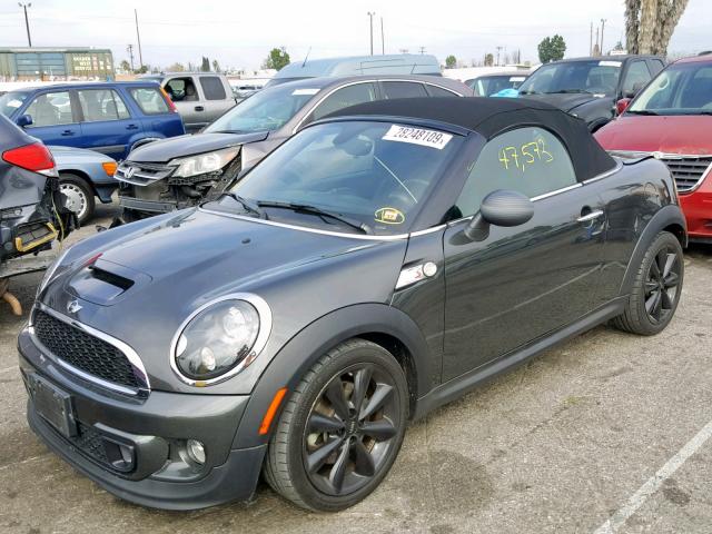 WMWSY3C57DT593836 - 2013 MINI COOPER ROA GRAY photo 2