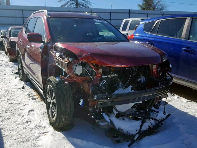 5N1ET2MV9JC820684 - 2018 NISSAN ROGUE SV H RED photo 1