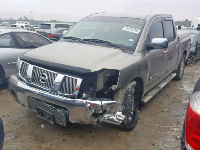 1N6BA07A66N562269 - 2006 NISSAN TITAN TAN photo 2