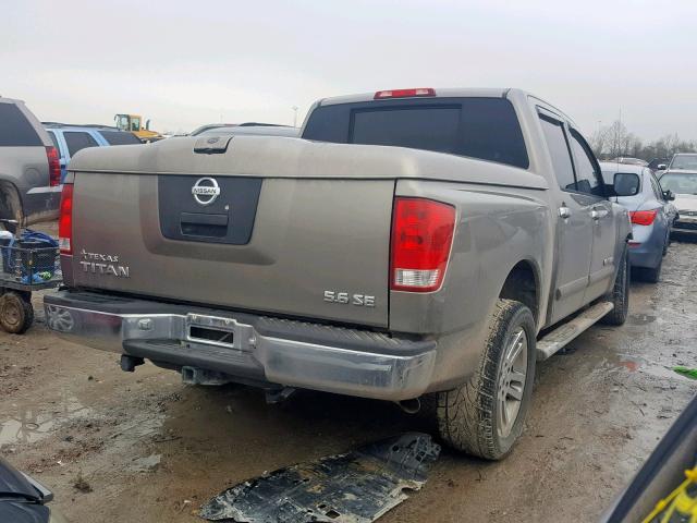 1N6BA07A66N562269 - 2006 NISSAN TITAN TAN photo 4