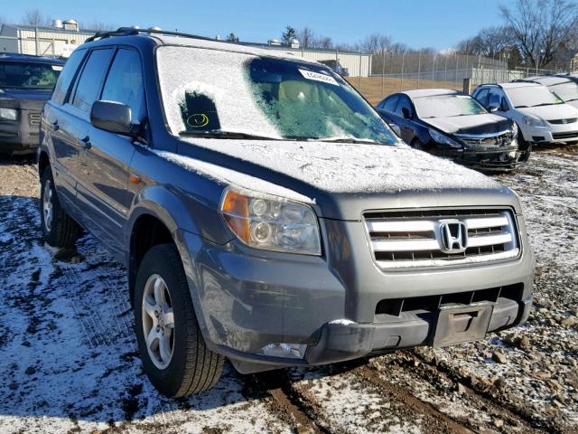 5FNYF18308B012765 - 2008 HONDA PILOT SE GRAY photo 1