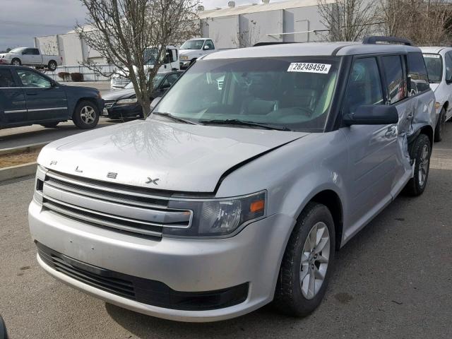 2FMGK5B88EBD37428 - 2014 FORD FLEX SE GRAY photo 2