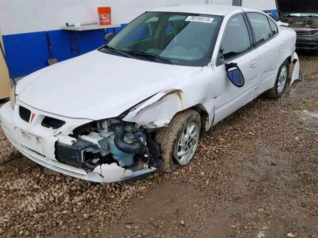 1G2NF52E74C243436 - 2004 PONTIAC GRAND AM S WHITE photo 2