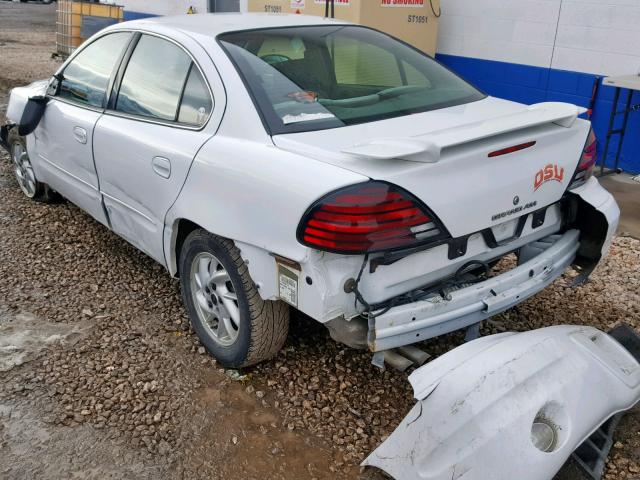 1G2NF52E74C243436 - 2004 PONTIAC GRAND AM S WHITE photo 3