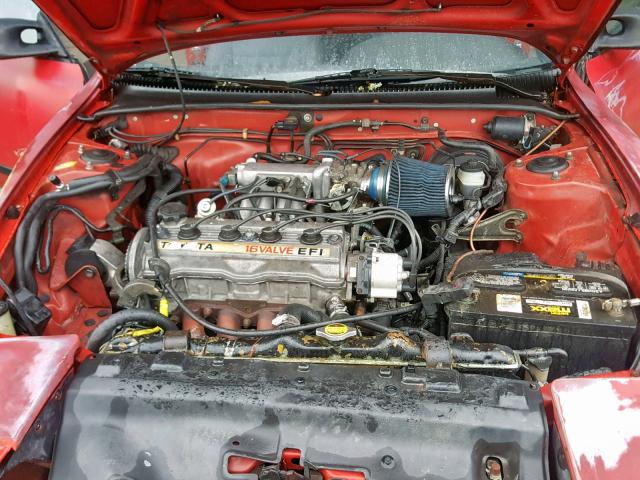 JT2AT86F3L0017331 - 1990 TOYOTA CELICA ST RED photo 7