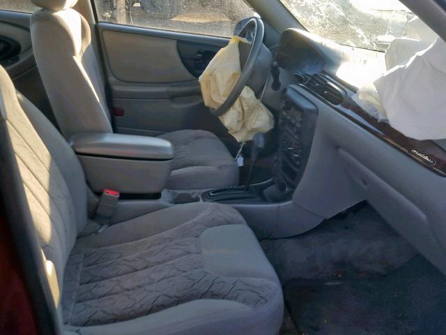 1G1NE52J63M671592 - 2003 CHEVROLET MALIBU LS MAROON photo 5