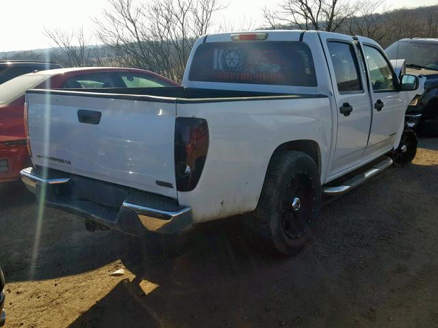 1GCCS138848209606 - 2004 CHEVROLET COLORADO WHITE photo 4