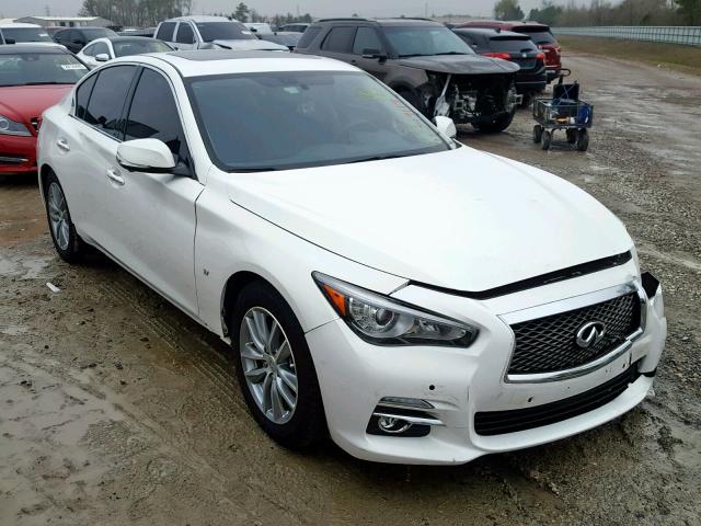 JN1BV7AP3EM675133 - 2014 INFINITI Q50 BASE WHITE photo 1