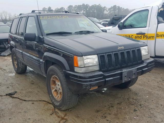 1J4GZ78Y5TC188888 - 1996 JEEP GRAND CHER BLACK photo 1