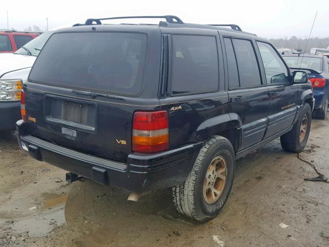 1J4GZ78Y5TC188888 - 1996 JEEP GRAND CHER BLACK photo 4