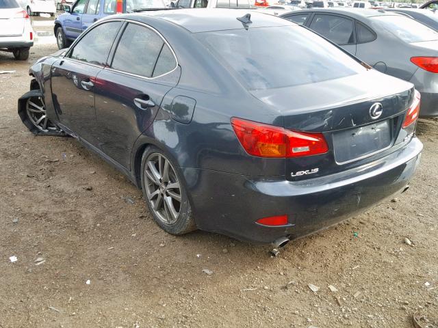 JTHBE262185019667 - 2008 LEXUS IS 350 GRAY photo 3