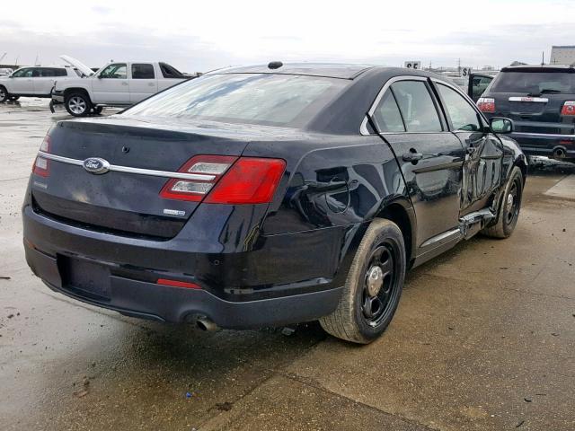 1FAHP2MK7HG135846 - 2017 FORD TAURUS POL BLACK photo 4