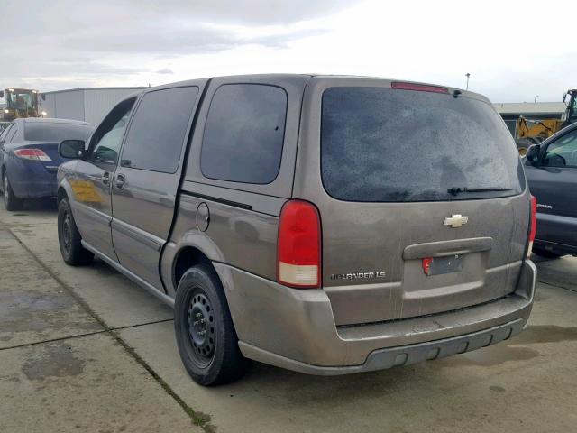 1GNDV23L25D232238 - 2005 CHEVROLET UPLANDER L 棕色 照片 3