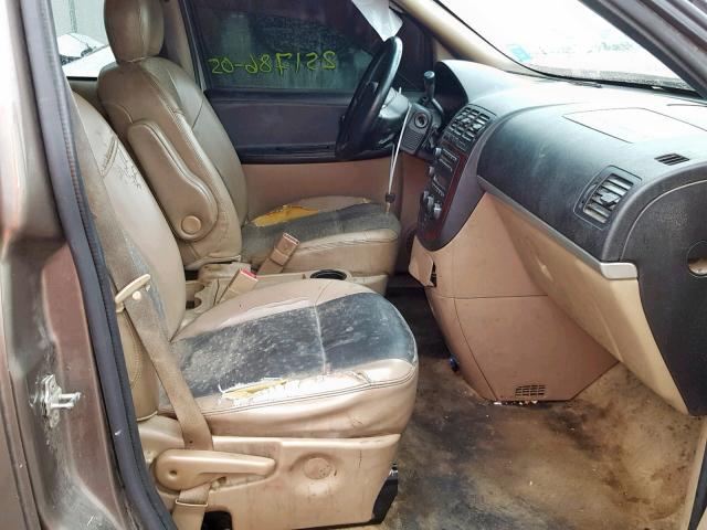 1GNDV23L25D232238 - 2005 CHEVROLET UPLANDER L 棕色 照片 5