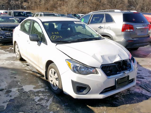 JF1GJAA68EH026560 - 2014 SUBARU IMPREZA WHITE photo 1