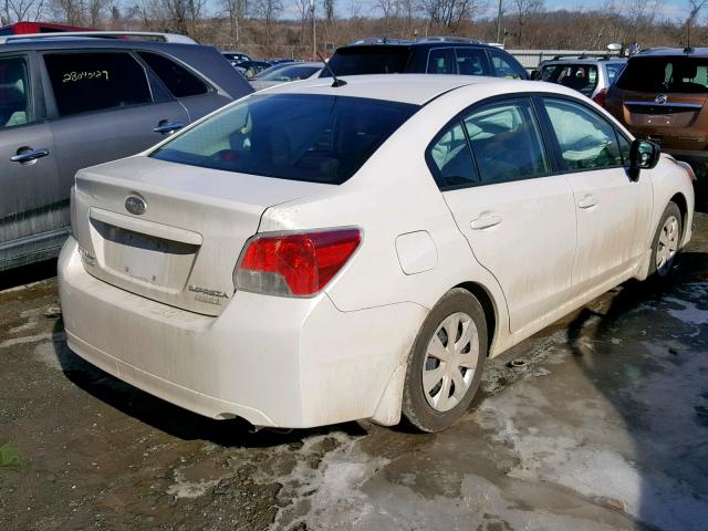 JF1GJAA68EH026560 - 2014 SUBARU IMPREZA WHITE photo 4