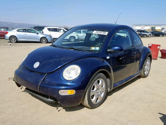 3VWCK21CX3M406118 - 2003 VOLKSWAGEN NEW BEETLE Blau Foto 2