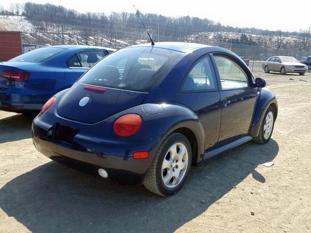3VWCK21CX3M406118 - 2003 VOLKSWAGEN NEW BEETLE Blau Foto 4