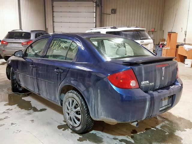 1G2AR55H597270078 - 2009 PONTIAC G5 BLUE photo 3