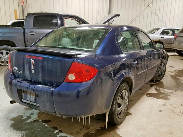 1G2AR55H597270078 - 2009 PONTIAC G5 BLUE photo 4