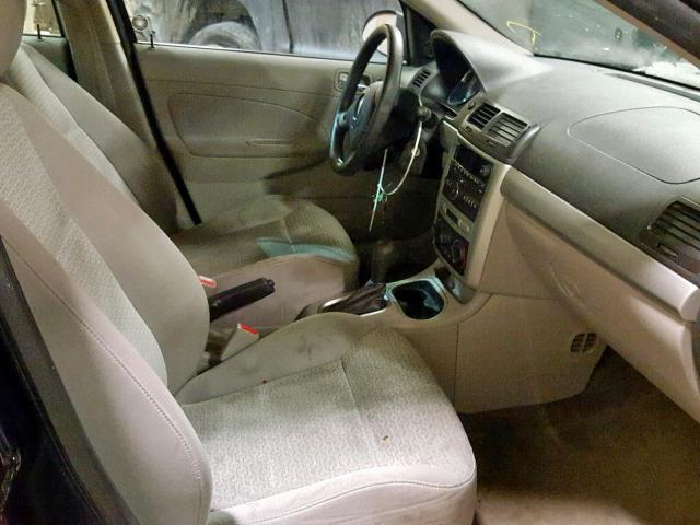 1G2AR55H597270078 - 2009 PONTIAC G5 BLUE photo 5