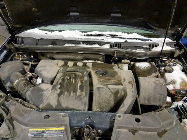 1G2AR55H597270078 - 2009 PONTIAC G5 BLUE photo 7
