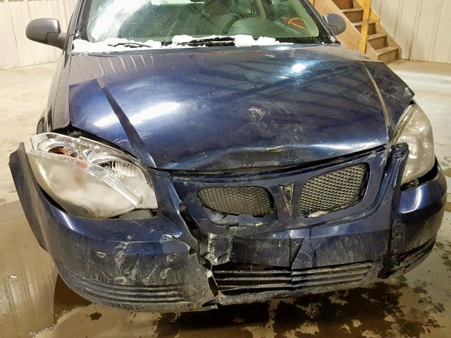 1G2AR55H597270078 - 2009 PONTIAC G5 BLUE photo 9